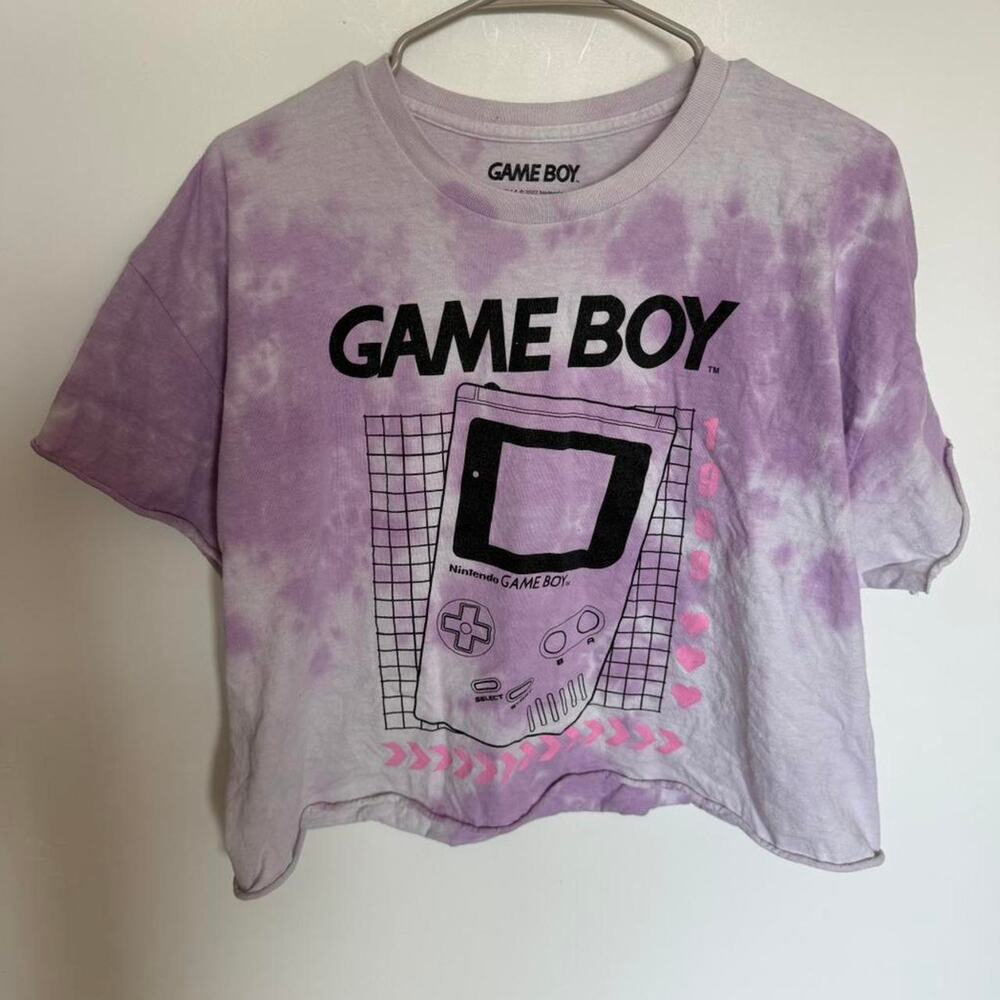 Nintendo game boy purple tie dye